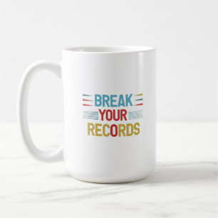 レコードの分割 コーヒーマグカップ