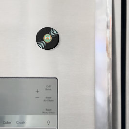 レコードの収集レトロスタイルボタン マグネット