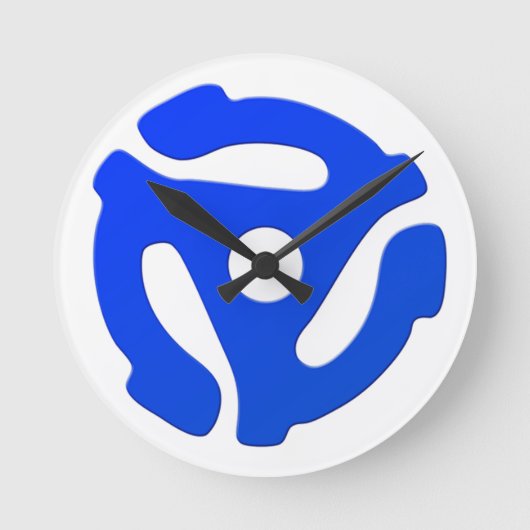 レコードアダプタ ラウンド壁時計 (正面)