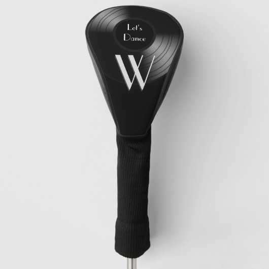 レコードアルバムレッズダンスイニシャル ゴルフヘッドカバー (正面)