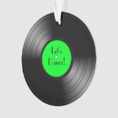 レコードアルバムレッズダンスノベルティ オーナメント (正面)