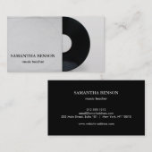 レコードエレガントミュージシャンヴィンテージ 名刺 (正面/裏面)