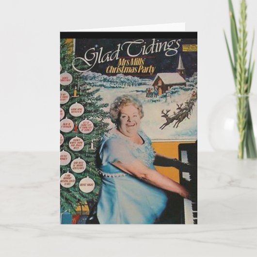 レコードカバークリスマスカード シーズンカード (正面)