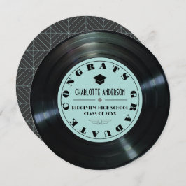 レコードターコイズ卒業発表 カード