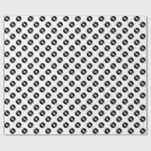 レコードパターン|背景色 ラッピングペーパー (フラット)