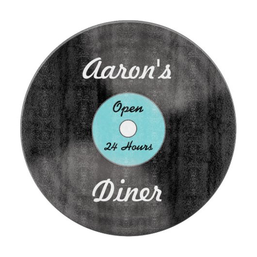 レコードパーソナライズされた切断ボード カッティングボード (正面)