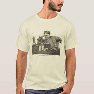 レコードプレーヤーのエジソン Tシャツ