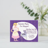 レコードプレーヤーのパーティー 招待状 (スタンド正面)