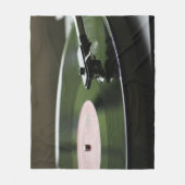 レコードプレーヤーのフリースブランケット フリースブランケット (正面)