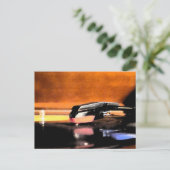 レコードプレーヤーのポストカード ポストカード (スタンド正面)