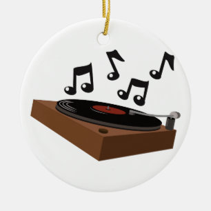 レコードプレーヤ セラミックオーナメント