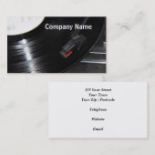 レコードプレーヤ 名刺 (正面/裏面)