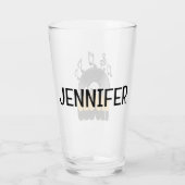 レコード付き音楽文字 タンブラーグラス (裏面)