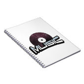 レコード付き音楽文字 ノートブック (右側)