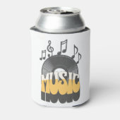 レコード付き音楽文字 缶クーラー (缶裏面)