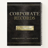 レコード企業の ノートブック (裏面)