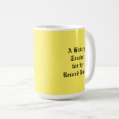 レコード先生の歴史 コーヒーマグカップ (正面右)