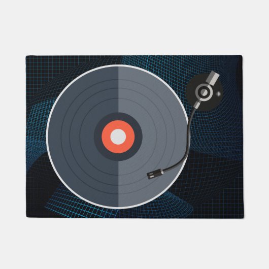 レコード形式 ドアマット (正面)