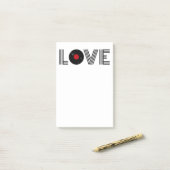 レコード愛 ポストイット (デスク上)