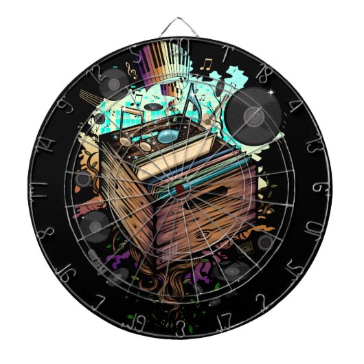 レコード曲 ダーツボード (正面)