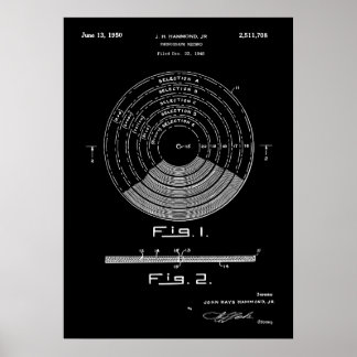 レコード特許 ポスター