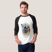 レコード紡績 Tシャツ (正面フル)