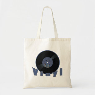 レコード1955のラベル トートバッグ