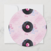 レコード・アルバムのビンテージ・ウェディング・招待状 招待状 (正面)