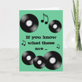 レコード カード (正面)