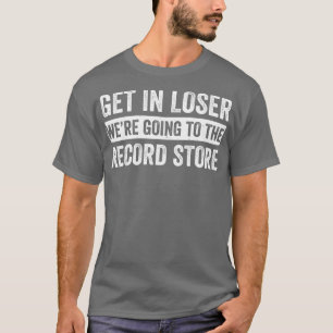 レコード・ストアLPコレクおもしろいタ・ビニルへ Tシャツ