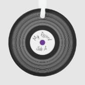 レコード デザインバナー オーナメント (裏面)