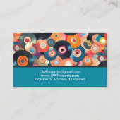 レコード・ビニール音楽の記念品 名刺 (裏面)