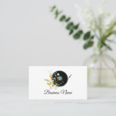 レコード、フローラ、オールド素朴 名刺 (スタンド正面)