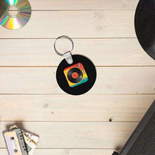 レコード・プレーヤー キーホルダー
