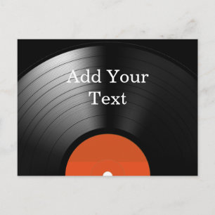 レコード ポストカード
