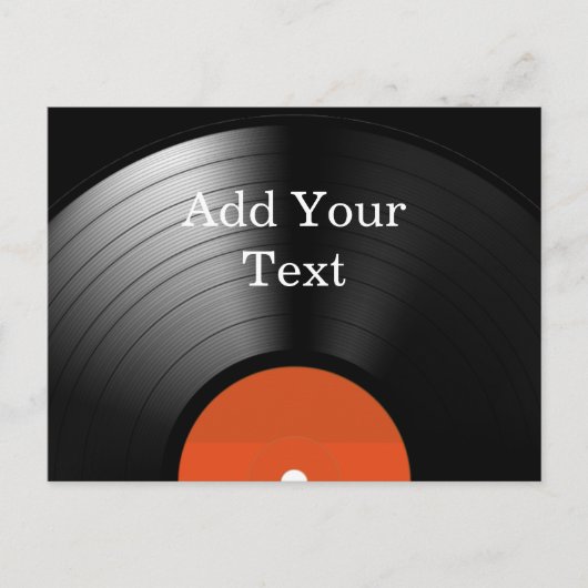 レコード ポストカード (正面)