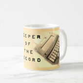 レコード·マグのキーパー コーヒーマグカップ (正面右)