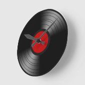 レコード ラウンド壁時計 (傾斜)