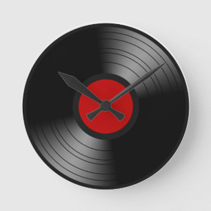 レコード ラウンド壁時計