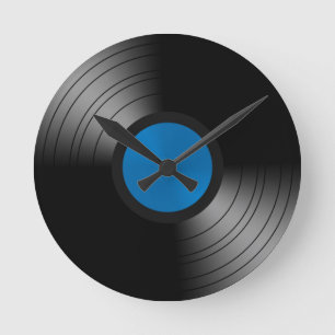 レコード ラウンド壁時計