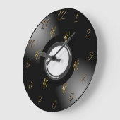 レコード ラージ壁時計 (傾斜)