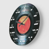 レコード ラージ壁時計 (傾斜)