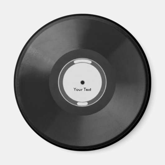 レコード。レコード マグネット (正面)