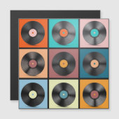 レコード：レトロLPセット。 (正面/裏面)