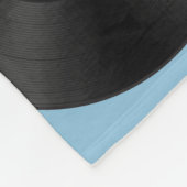 レコード：レトロLPセット。 フリースブランケット (角)
