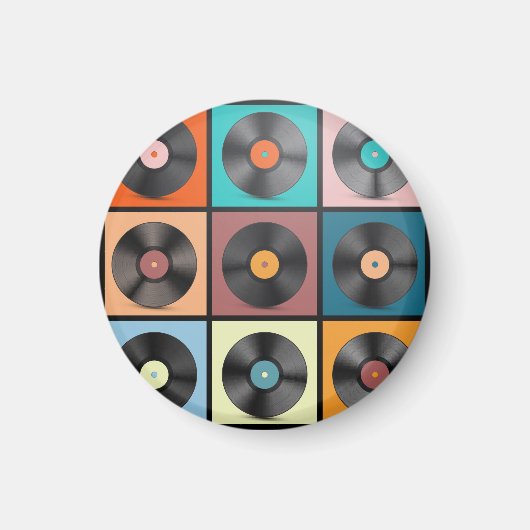 レコード:レトロLPセット。 マグネット (正面)