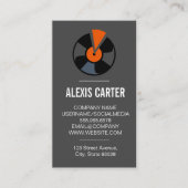 レコード 名刺 (正面)