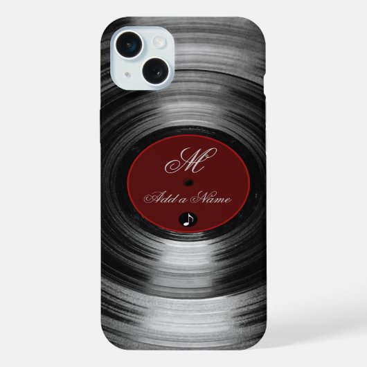 レコード iPhoneケース (裏面)
