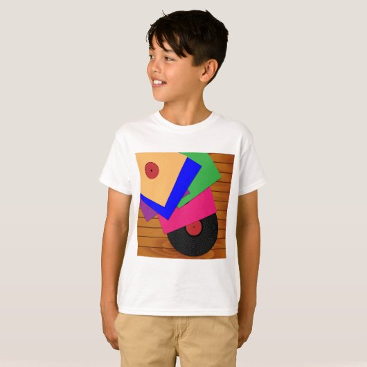 レコード Tシャツ (正面フル)