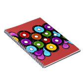 レコードRompおもしろい音楽パターンアート ノートブック (右側)